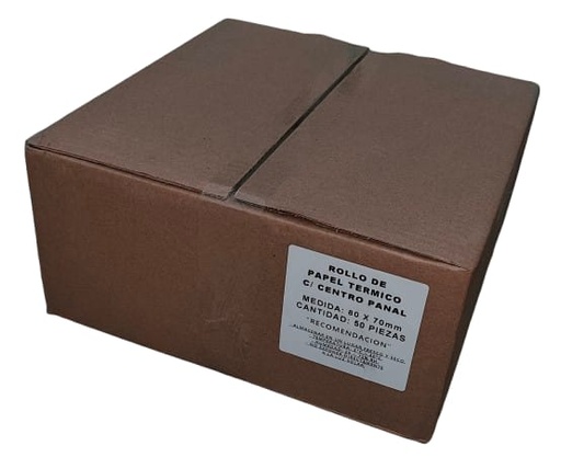 RDC Rollo de Papel Térmico  80X70 (Caja de 50)
